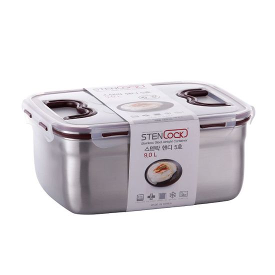 스텐락 클래식 핸디 밀폐용기 5호 9.0L(WF0D7CE)