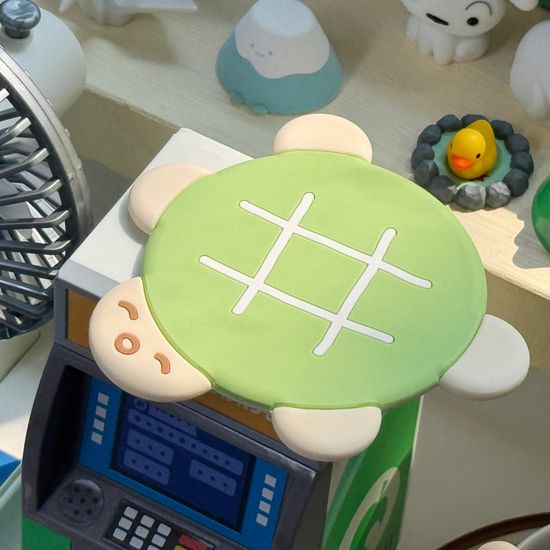 메론빵 거북이 컵 코스터