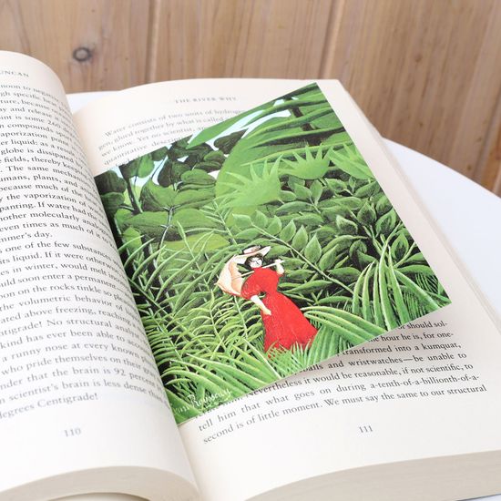 북키스 명화카드 앙리 루소 그림 감성 엽서