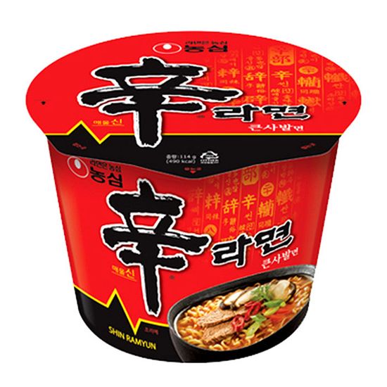 nongshim 농심 신라면 큰사발면 114gx16개