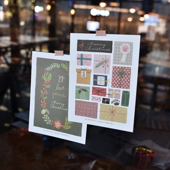 Merry Post Card (크리스마스 엽서 세트)