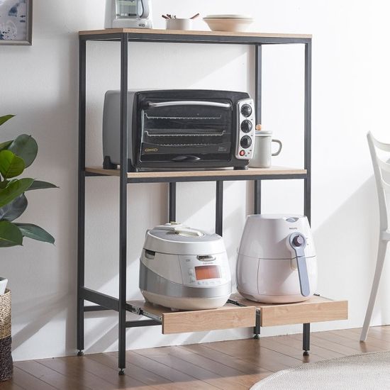 코인 에어프라이어 전자렌지 수납장 렌지대 (착불)