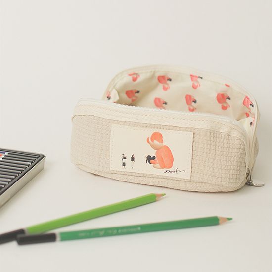 [이규태 콜라보] Hapoom pencil cosmetic pouch