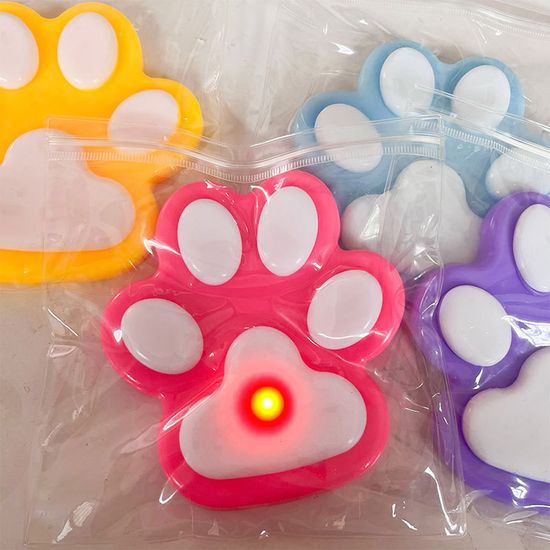 신상 대왕 고양이 발바닥 led 말랑이 찐득볼 피젯토이