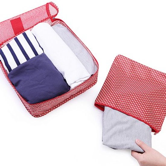 PATTERN CLOTHES POUCH size L 여행용 의류 파우치