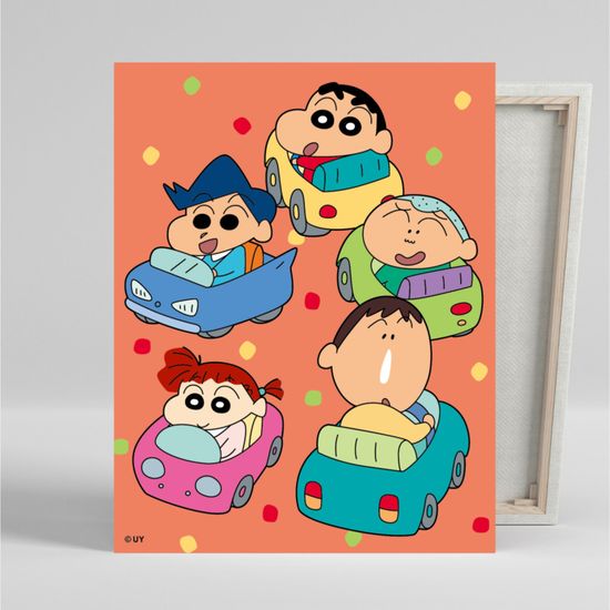 짱구와 카트레이싱 그림그리기 캔버스 40x50cm