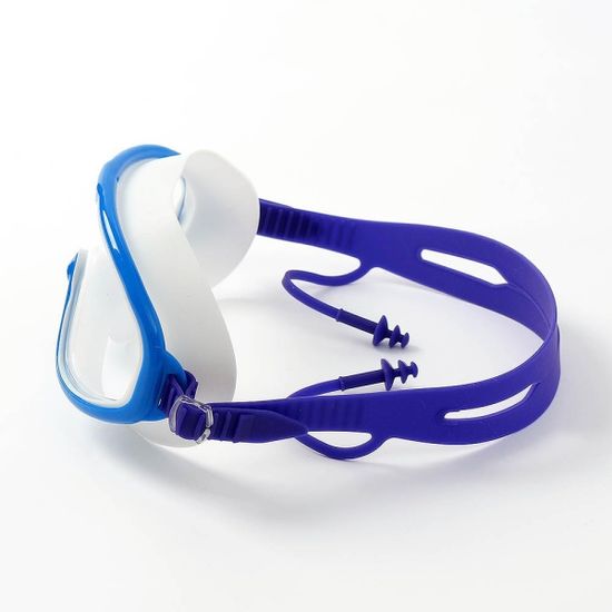 블루돌핀 고글 물안경 물놀이 투명 수경 블루화이트