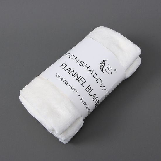 소프트 극세사 담요(70x100cm) (화이트)/  무릎담요