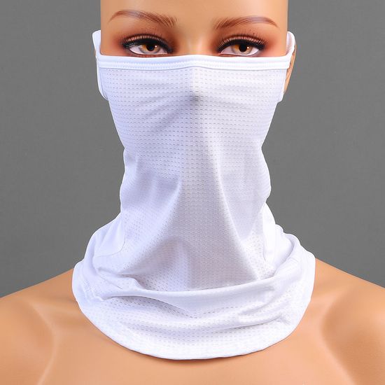 [젠웨어] 윈드 메쉬 귀걸이형 멀티스카프(화이트)