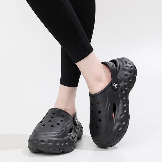 TC 키높이 통굽 샌들 슬리퍼 240-245mm(WFHLBUK)