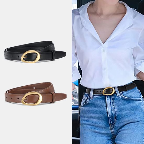 리파로 불규칙 타원 버클 포인트 벨트