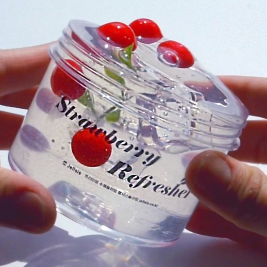 [젤시스] 딸기리프레셔 슬라임 / 물젤리 클리어슬라임