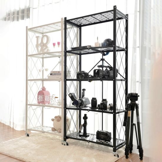 다이소선반 다용도실선반 팬트리 무타공 벽선반 (5단)