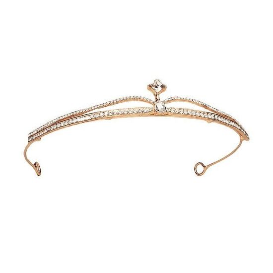 슬리스 티아라 웨딩 머리띠 골드(WDAE9AB)