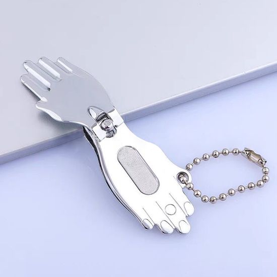 합장 손톱깎이 불교 굿즈 웃긴 쓸데없는 키링 행운