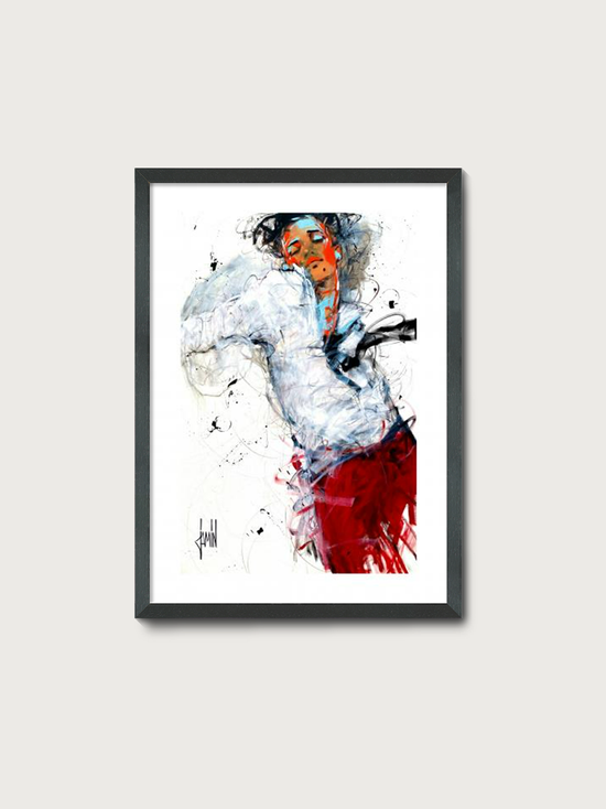 다비드 자맹 한정 아트 포스터 - 환희