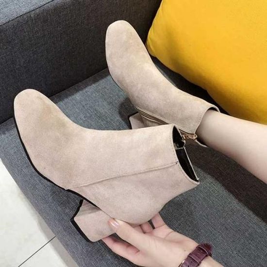 Woman 스웨이드 ANKLE BOOTS 230-250mm 2컬러 CH671