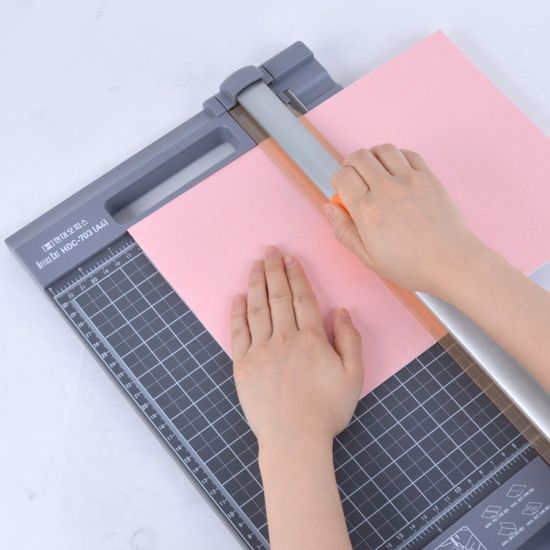 현대오피스 HDC-703 트리머형 A4 재단기 4종칼날 재단