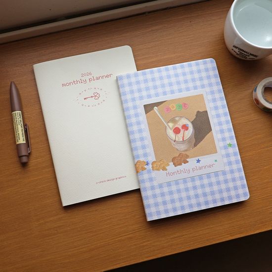 오첵 2026 날짜형 먼슬리플래너 B6