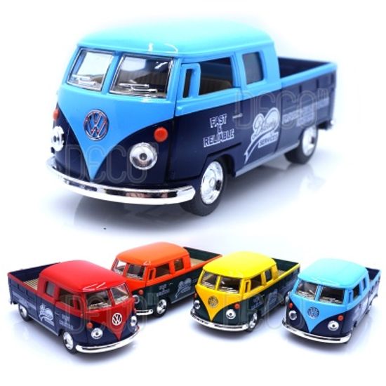 폭스바겐 픽업 탑컬러 버스 미니카 풀백 다이캐스트 