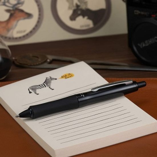 파이롯트 0.7mm 저점도 유성볼펜-닥터그립 풀블랙 80F