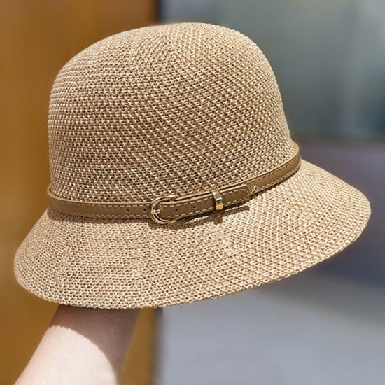 데일리 클로슈(브라운) 페도라 여름모자
