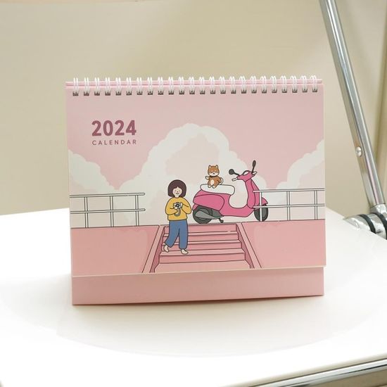 핑크풋 보리야누나야2024탁상캘린더