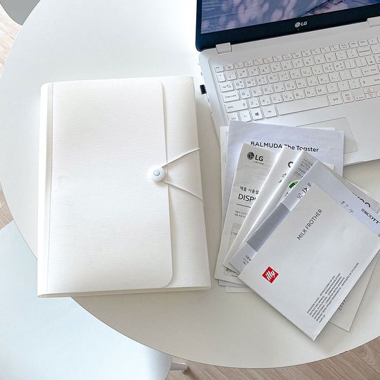 아코디언 서류 파일 포켓 클리어 정리 케이스 A4