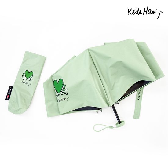 [1+1] 키스해링 7K 카본 워킹하트 3단 양우산