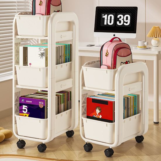이동식 선반 정리함 수납 주방 트롤리 카트 H654-O