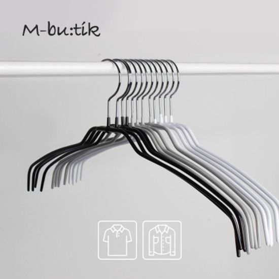 엠부띠끄 상의 논슬립 옷걸이 M_42FT 10개입-화이트