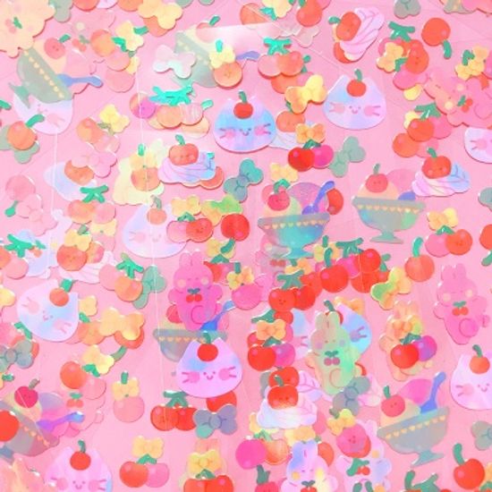 영롱한 Sweet Cherry 칼선 스티커