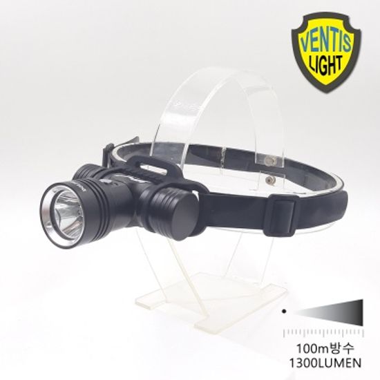[벤티스라이트] 돌핀-D2 수중헤드랜턴 50m방수 충전식