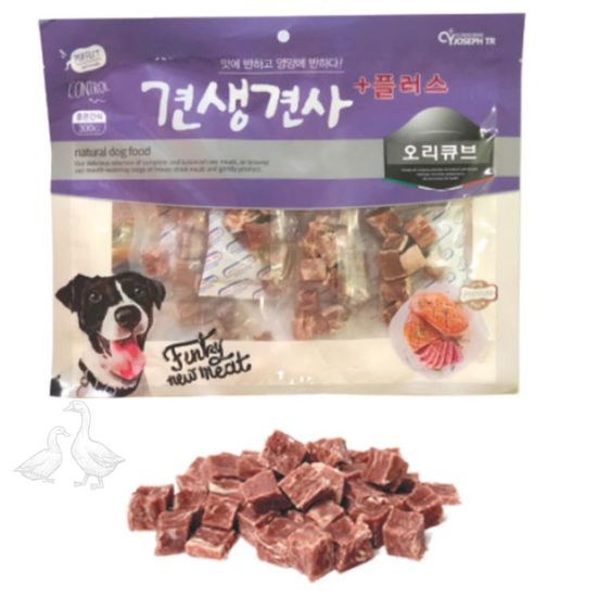 강아지 오리 큐브 애견 육포 WDDA2AB