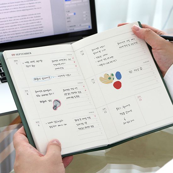 2026 오피셜 열두달 B6 위클리 다이어리