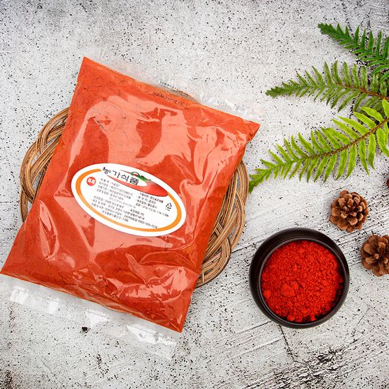 자연 청양 고춧가루 1kg (중국산) 김치용 고운용