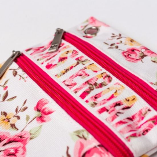 로빈루스가벼운 미니 플라워 숄더백 화이트핑크