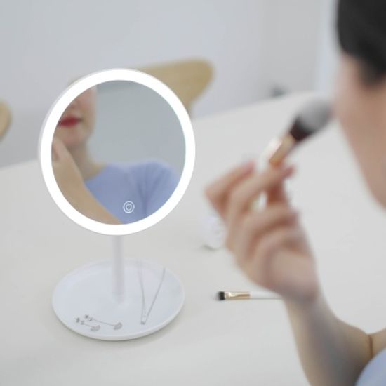 [무아스] 퓨어 메이크업 무선 LED 거울 화장조명