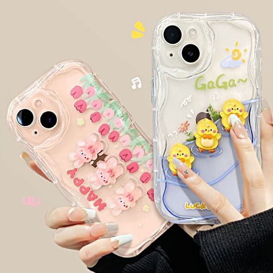 갤럭시a 32 34 33 곰돌이 캐릭터 레진 웨이브 케이스