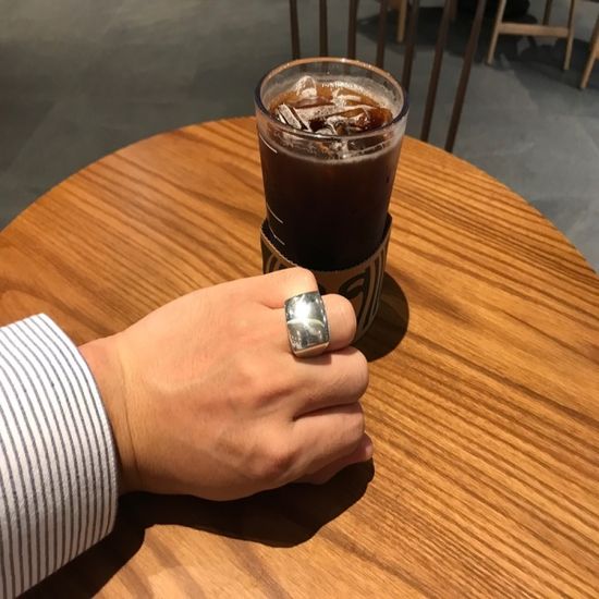 민자 925실버 순은반지 유니크한반지 커플