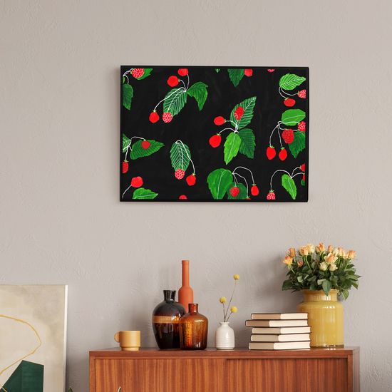 산딸기 산딸기 black / 일러스트 액자