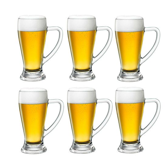보르미올리 바비에라 유리컵 맥주잔 300ml 6P