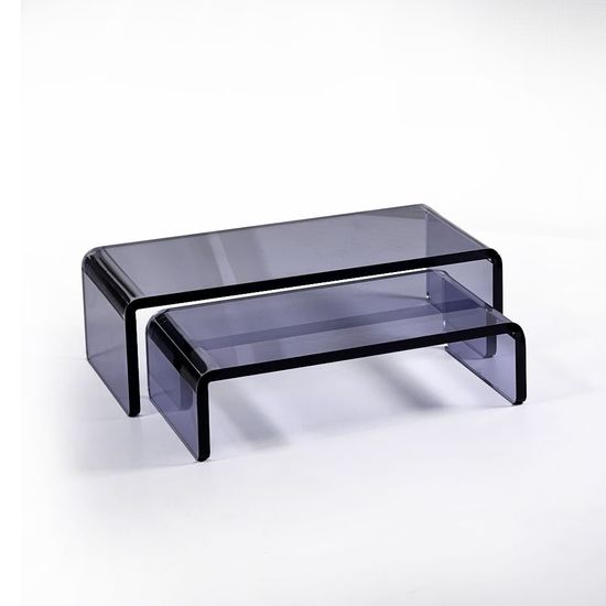 아크릴 선반 진열대 DP A1 투명블랙(WC24F57)