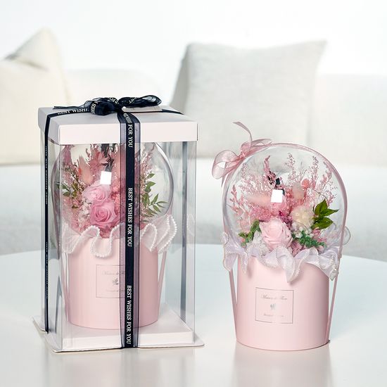 시들지 않는 생화 프리저브드 플라워 LED조명