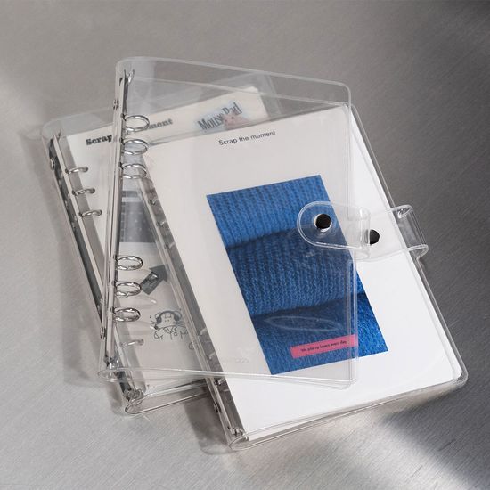 루카랩 A5 19R 6공 포켓 PVC 다이어리 커버