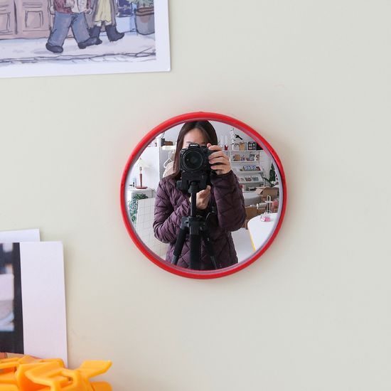 볼록 거울 미니어처 냉장고 자석 그립톡