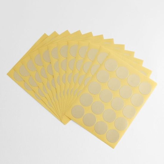 컬러 원형 스티커 12매 (14color)