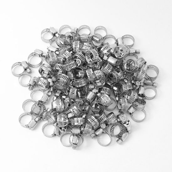 영달철물 스텐 호스밴드 100개 호스클램프 직경16mm