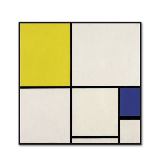 [더벨라] 몬드리안 - 노랑, 파랑의 구성