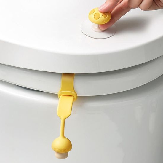 버섯 실리콘 변기 뚜껑 리프터 시트 핸들 손잡이 세트